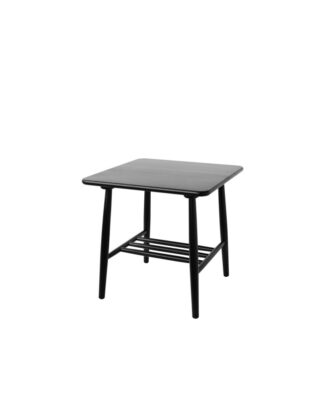 FDB Møbler D20 sivupöytä, lakattu koivu, musta