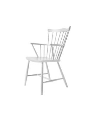 FDB Møbler J52B tuoli, pyökki / valkoinen