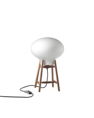 FDB Møbler U4 Hiti pöytävalaisin, pähkinä, opaali