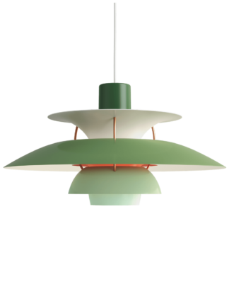 Louis Poulsen PH 5 valaisin Vihreän sävyt