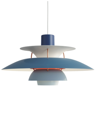 Louis Poulsen PH 5 valaisin Sinisen sävyt