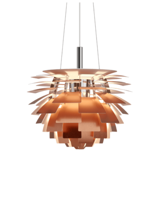 Louis Poulsen PH Artichoke "Artisokka" valaisin, kupari