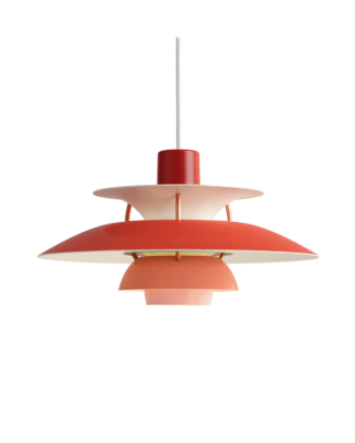 Louis Poulsen PH 5 Mini valaisin Punaisen sävyt