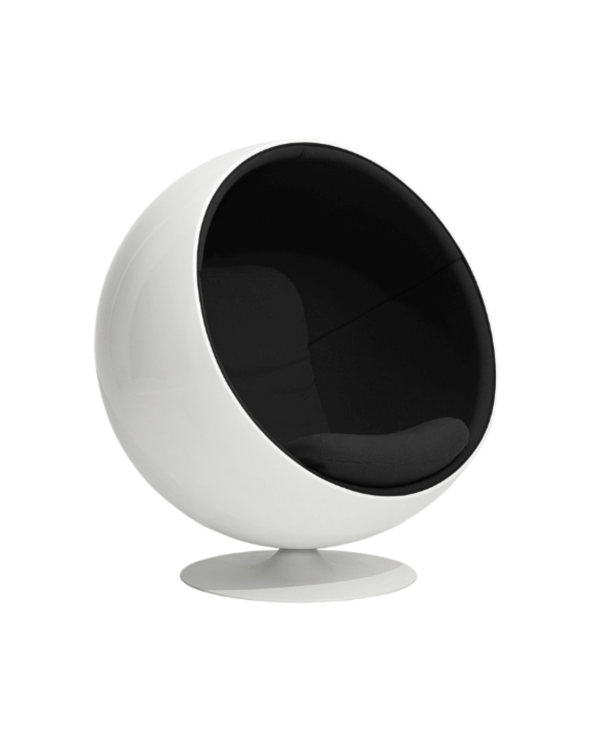 Eero Aarnio Originals Pallotuoli, musta