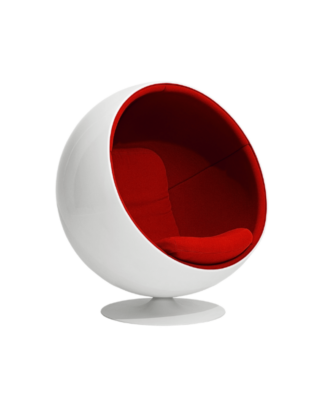 Eero Aarnio Originals Pallotuoli, klassinen punainen