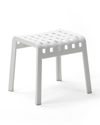 Nardi Outdoor Poggio ulkokaluste jakkara / rahi, valkoinen