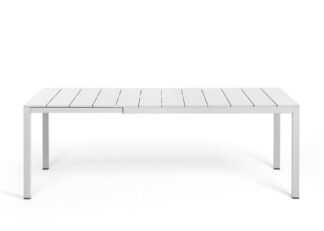Nardi Outdoor Rio Alu ulkopöytä 140 cm, valkoinen
