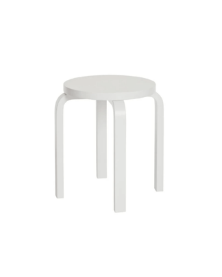 Artek Aalto jakkara E60 valkoinen