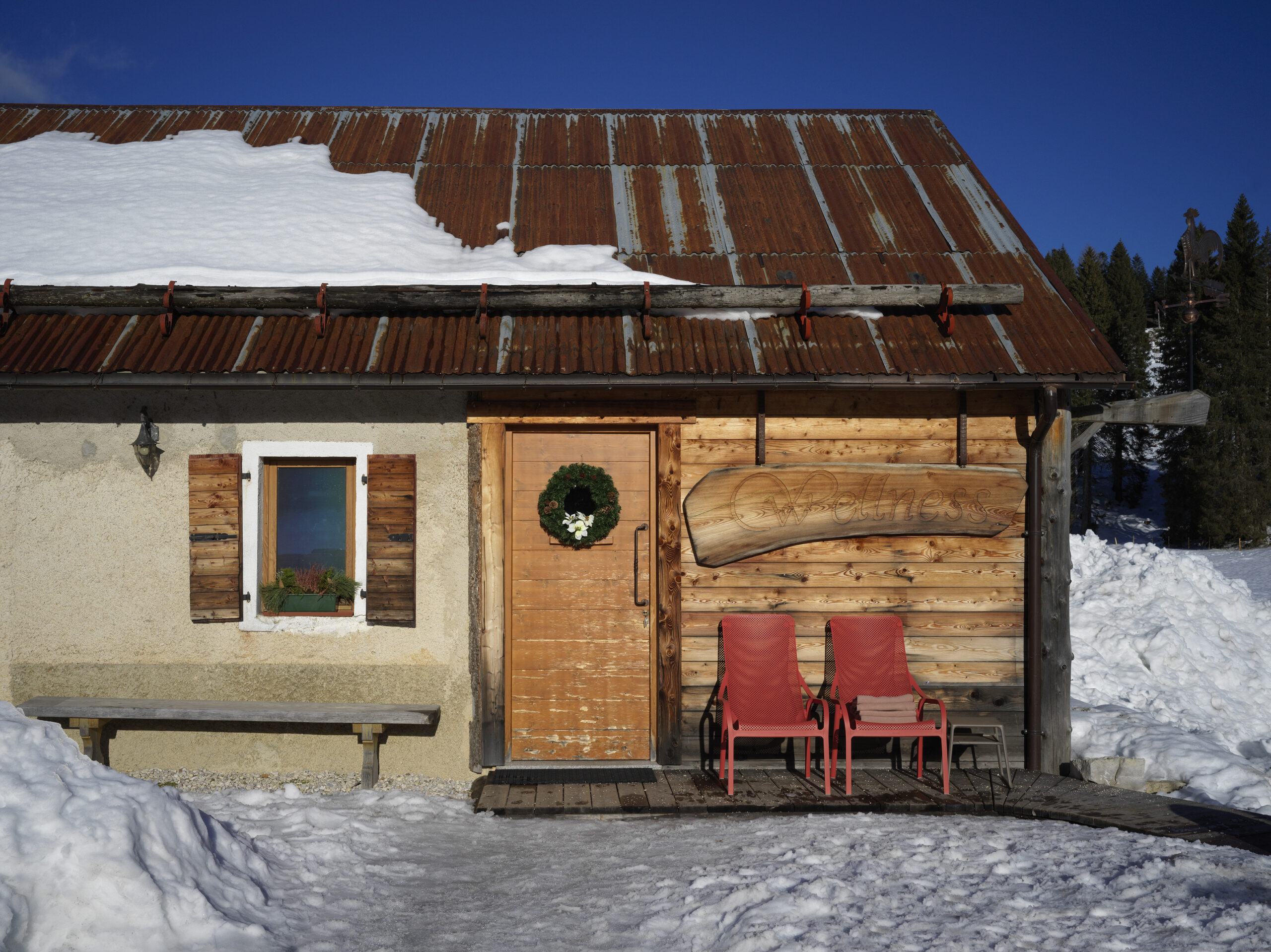 Nardi Outdoor Net Lounge ulkokaluste tuoli, corallo - Image 6