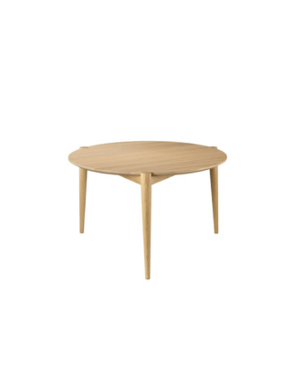 FDB Møbler D102 Søs sohvapöytä Ø 70, tammi