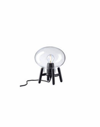 FDB Møbler U6 Hiti pöytävalaisin musta tammi, kirkas