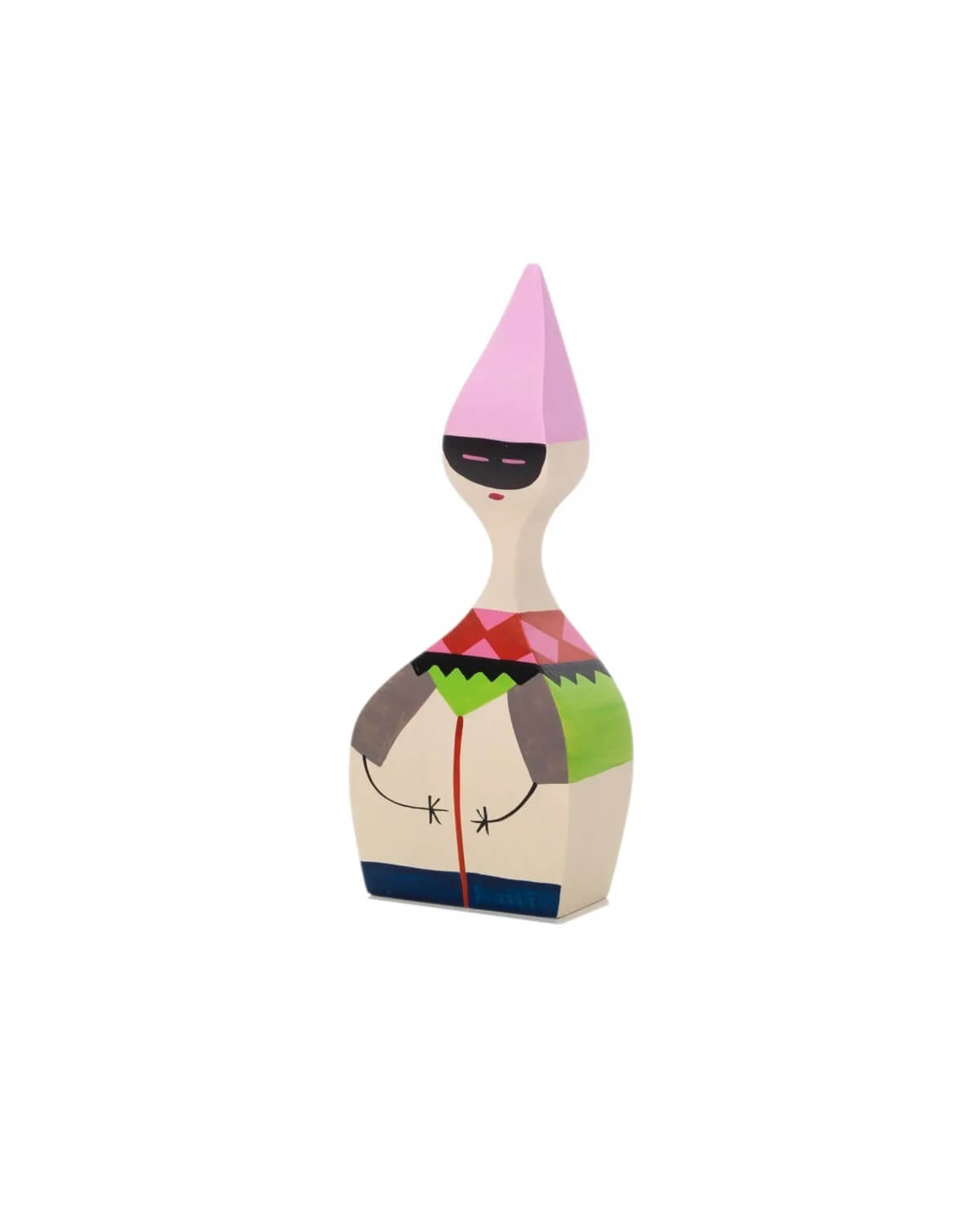 Vitra puinen nukke numero 6