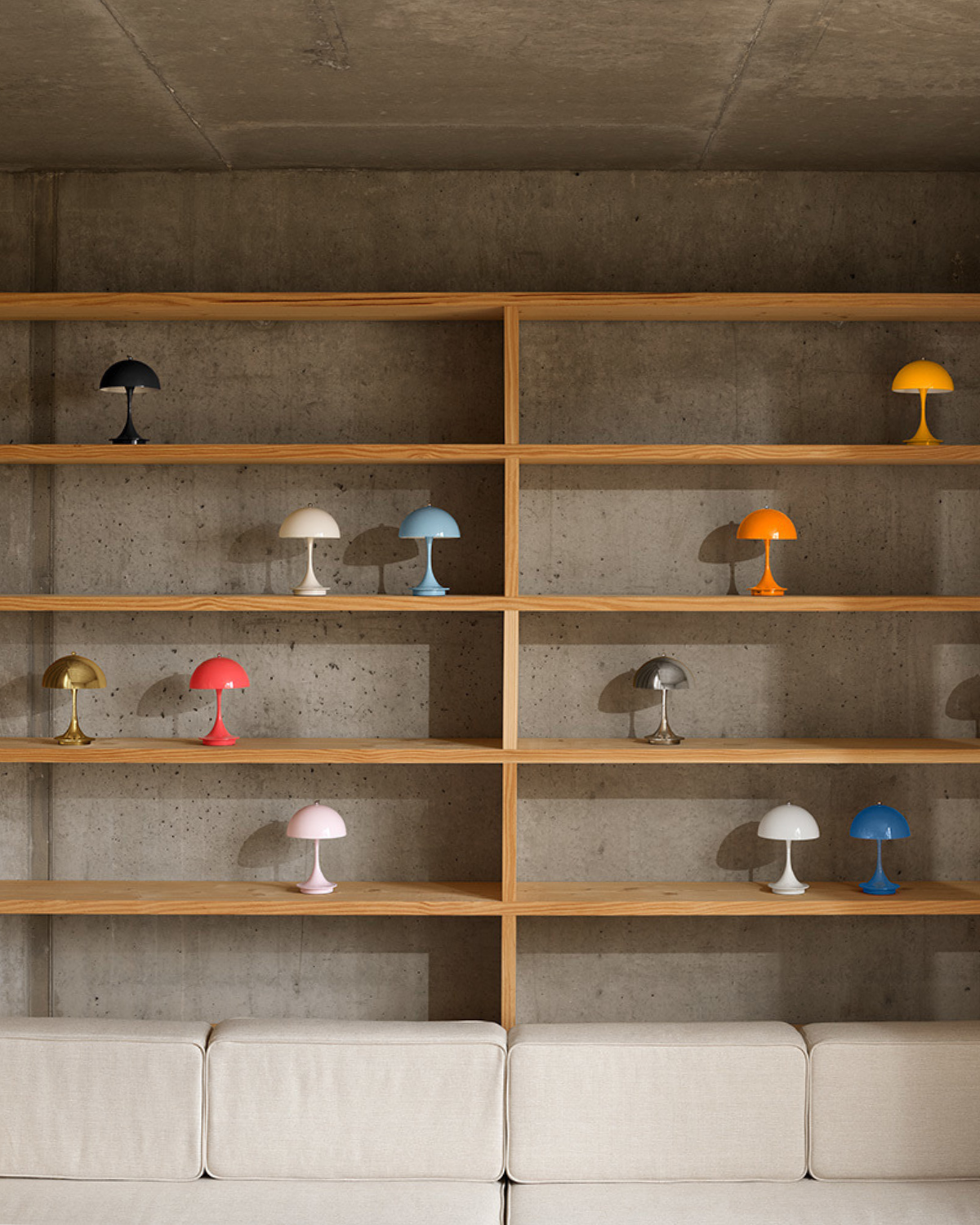 Panthella 160 Portable V3 ladattava pöytävalaisin, oranssi - Image 5