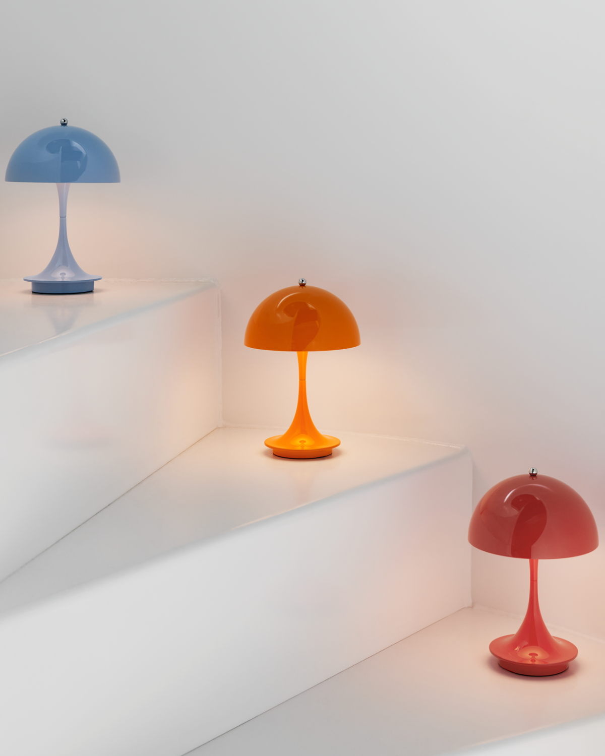 Panthella 160 Portable V3 ladattava pöytävalaisin, oranssi - Image 4