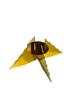 Harmaja kynttilälyhty 18 cm, messinki