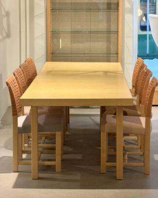 Näyttely ruokailuryhmä, koivu