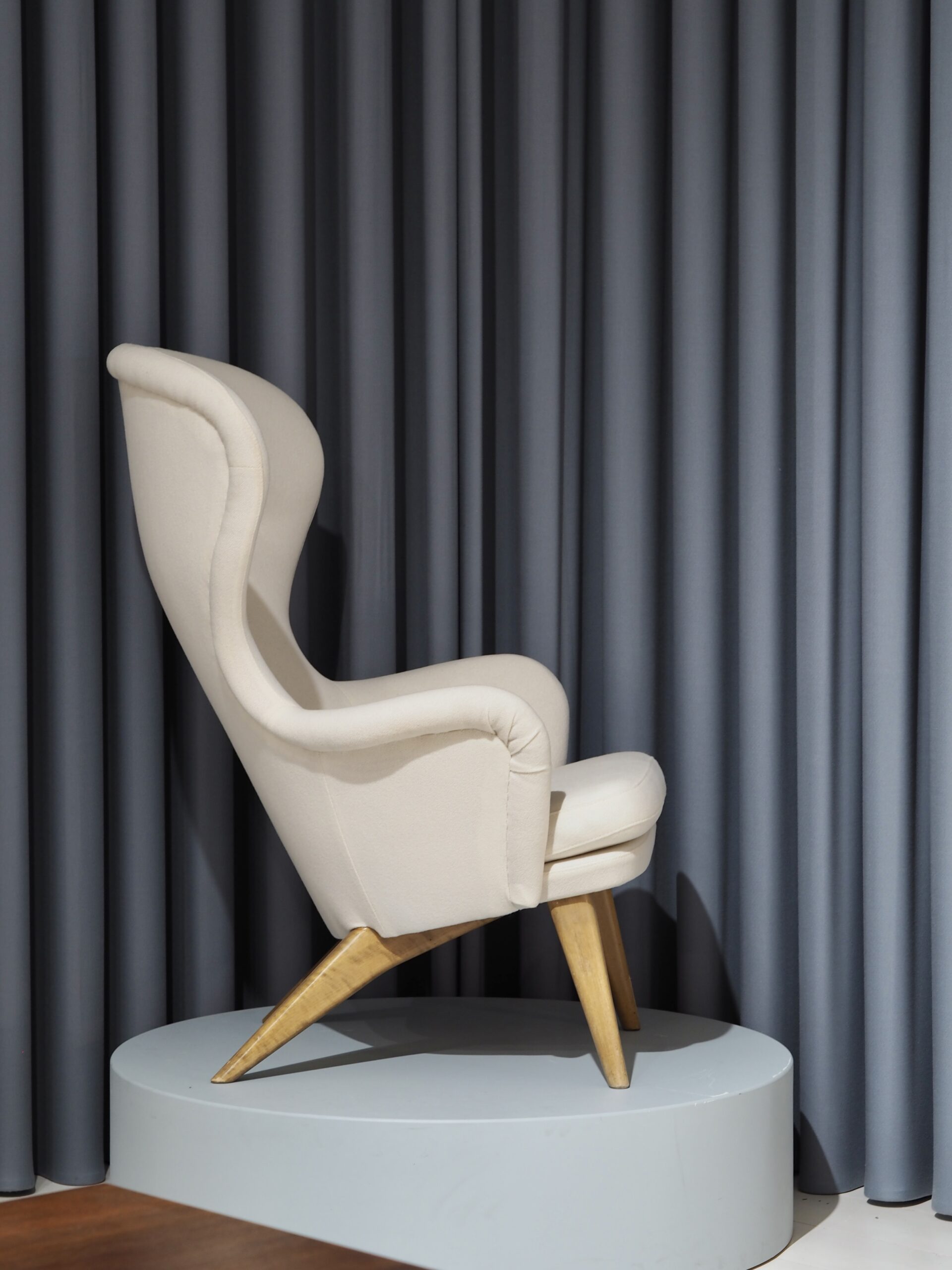 Ornäs Siesta lepotuoli, vintage, koivu, Kvadrat Tonus - Image 2