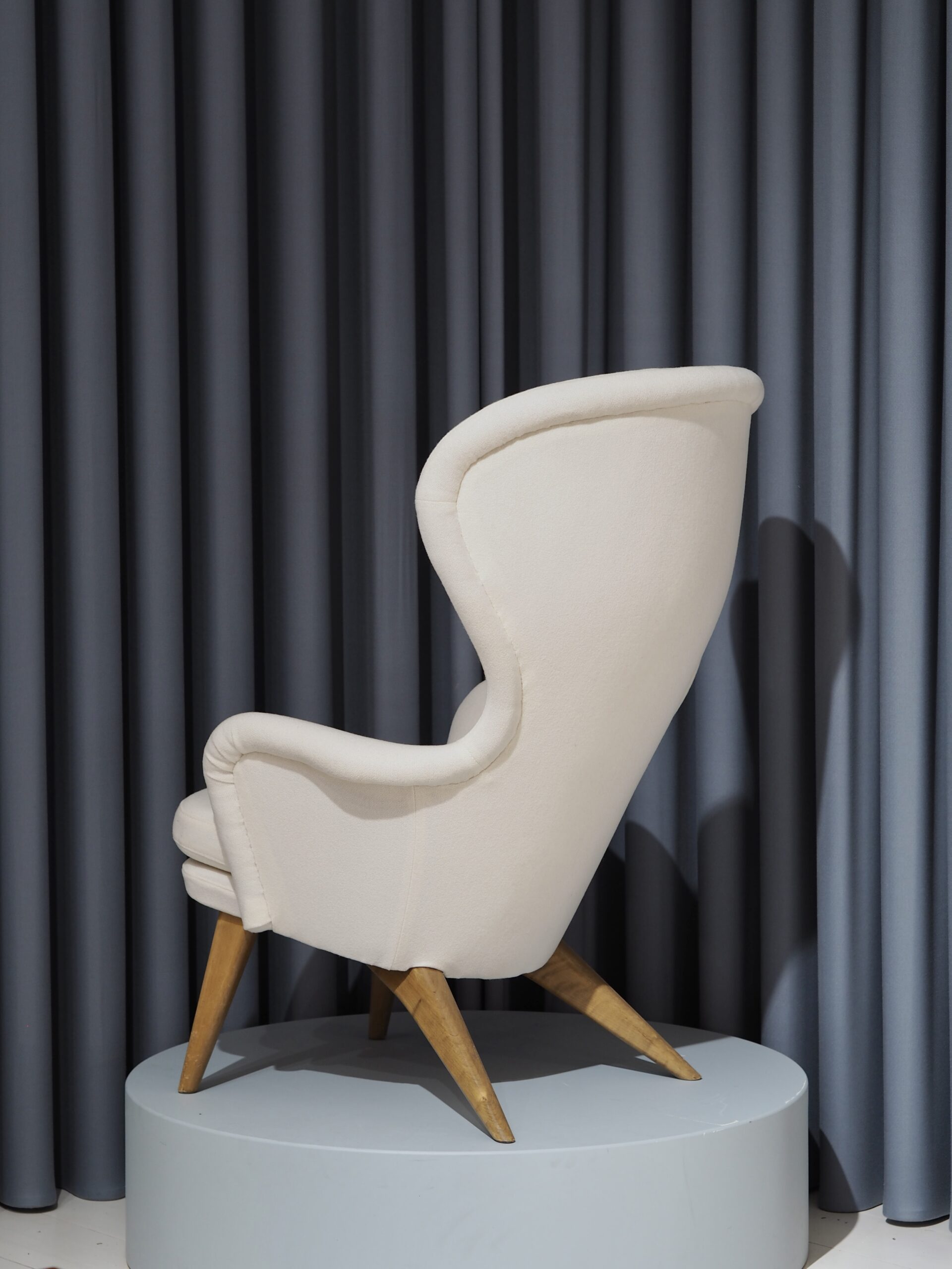 Ornäs Siesta lepotuoli, vintage, koivu, Kvadrat Tonus - Image 3