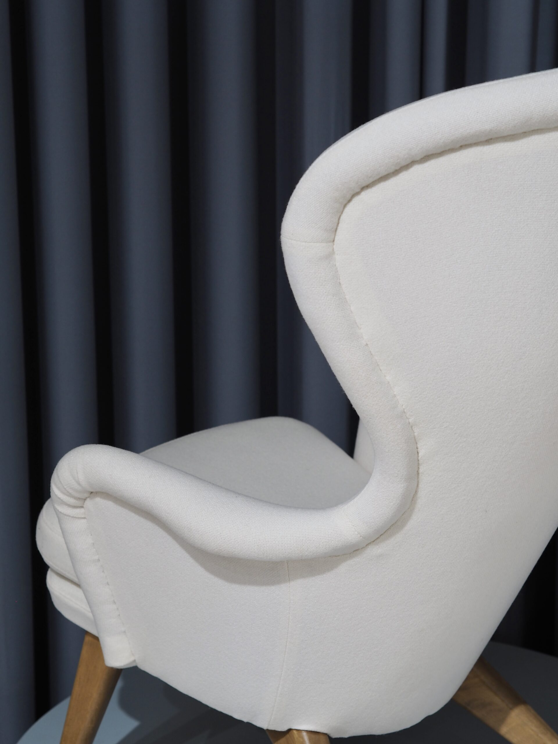 Ornäs Siesta lepotuoli, vintage, koivu, Kvadrat Tonus - Image 4