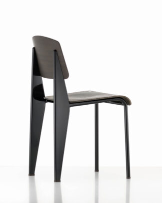 Vitra Standard tuolit 4 kpl, tumma tammi, musta